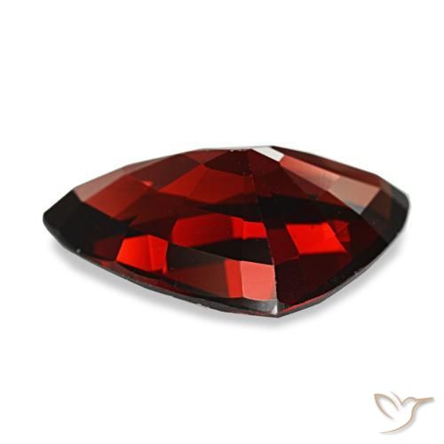 Almandine Garnet Gemstone in 14.6 x 10.5 mm Size for Sale, Almandine Garnet Stone in Dark Red Color