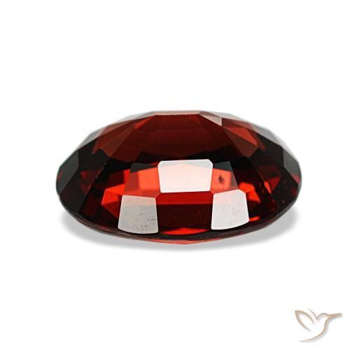 Almandine Garnet Gemstone in 9 x 7 mm (calibrated) Size for Sale, Almandine Garnet Stone in Dark Red Color