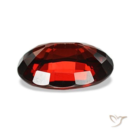 Almandine Garnet Gemstone in 10 x 8 mm (calibrated) Size for Sale, Almandine Garnet Stone in Dark Red Color
