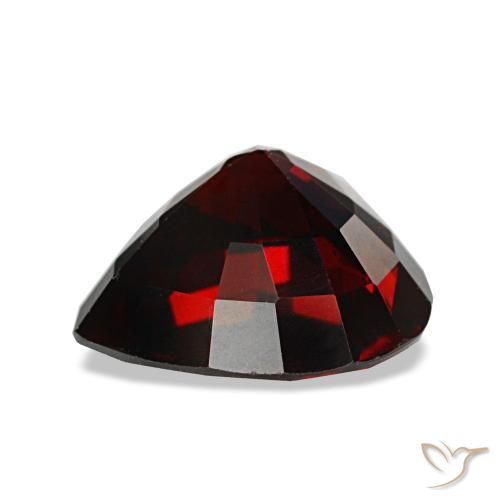 Almandine Garnet Gemstone in 9.9 x 9.5 mm Size for Sale, Almandine Garnet Stone in Deep Red Color