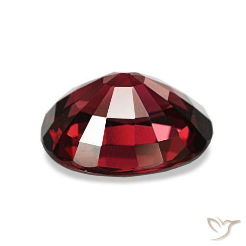 Almandine Garnet Gemstone in 10 x 8 mm (calibrated) Size for Sale, Almandine Garnet Stone in Dark Red Color