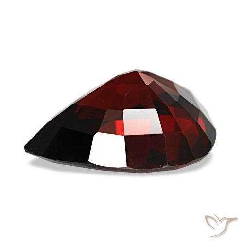Almandine Garnet Gemstone in 11.6 x 9.6 mm Size for Sale, Almandine Garnet Stone in Deep Red Color