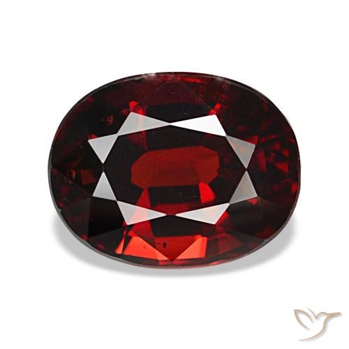 2.94ct Red Almandine Garnet, Oval, VS