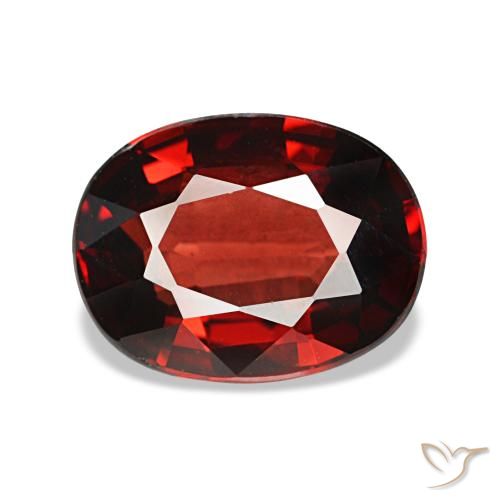2.11ct Red Almandine Garnet, Oval, VS