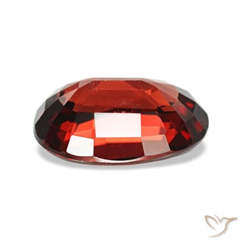 Almandine Garnet Gemstone in 9 x 7 mm (calibrated) Size for Sale, Almandine Garnet Stone in Deep Red Color