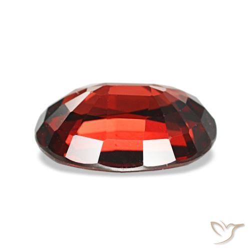 Almandine Garnet Gemstone in 10 x 8 mm (calibrated) Size for Sale, Almandine Garnet Stone in Dark Red Color