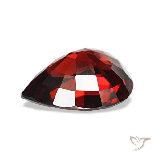 Almandine Garnet Gemstone in 10 x 8 mm (calibrated) Size for Sale, Almandine Garnet Stone in Dark Red Color