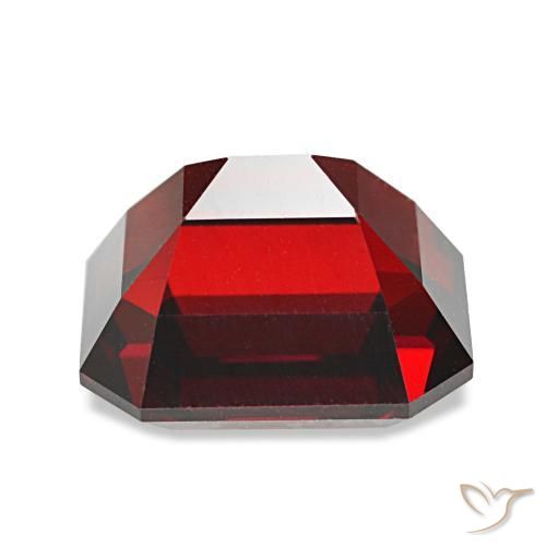 Almandine Garnet Gemstone in 9.5 x 7.7 mm Size for Sale, Almandine Garnet Stone in Dark Red Color
