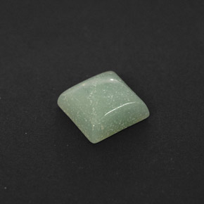 1.04 ct Green Amazonite Gemstone, Amazonite Gem in Square Cabochon Shape for Sale.