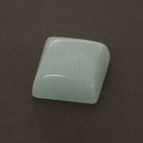 1.37 ct Green Amazonite Gemstone, Amazonite Gem in Square Cabochon Shape for Sale.
