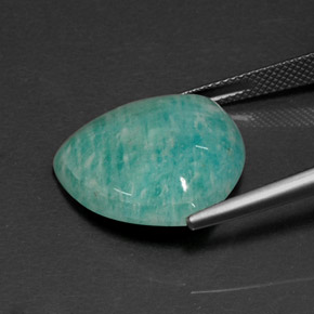 Amazonite Gemstone in 19.8 x 19.3 mm Size for Sale, Amazonite Stone in Green Color