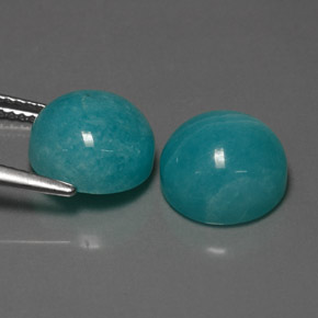Amazonite Gemstone in 10 mm (calibrated) Size for Sale, Amazonite Stone in Green Blue Color