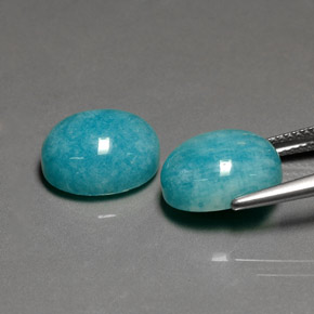 Amazonite Gemstone in 12 x 10 mm (calibrated) Size for Sale, Amazonite Stone in Green Blue Color