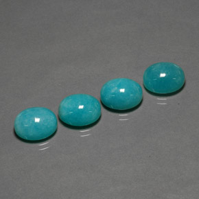Amazonite Gemstone in 12 x 10 mm (calibrated) Size for Sale, Amazonite Stone in Blue-Green Color