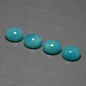Amazonite Gemstone in 12 x 10 mm (calibrated) Size for Sale, Amazonite Stone in Green Blue Color