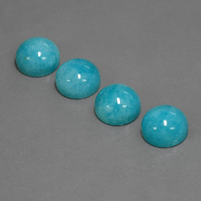 Amazonite Gemstone in 10 mm (calibrated) Size for Sale, Amazonite Stone in Blue-Green Color