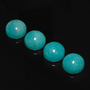 Amazonite Gemstone in 10 mm (calibrated) Size for Sale, Amazonite Stone in Blue-Green Color