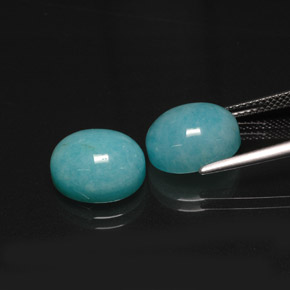 Amazonite Gemstone in 12 x 10 mm (calibrated) Size for Sale, Amazonite Stone in Green Blue Color