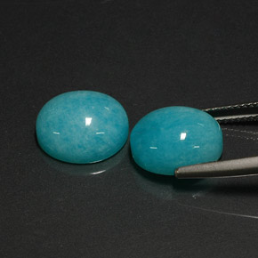 Amazonite Gemstone in 12 x 10 mm (calibrated) Size for Sale, Amazonite Stone in Blue-Green Color