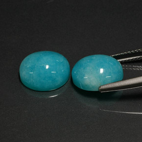 Amazonite Gemstone in 12 x 10 mm (calibrated) Size for Sale, Amazonite Stone in Green Blue Color