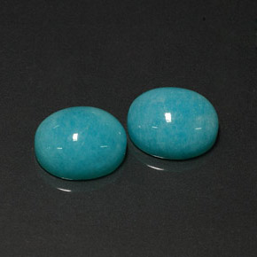 10.42 ct Green Amazonite Gemstone, Amazonite Gem in Oval Cabochon Shape for Sale.