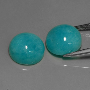 Amazonite Gemstone in 12 mm (calibrated) Size for Sale, Amazonite Stone in Green Blue Color