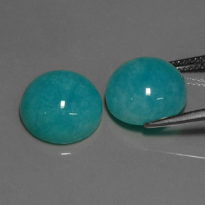 Amazonite Gemstone in 12 mm (calibrated) Size for Sale, Amazonite Stone in Green Blue Color