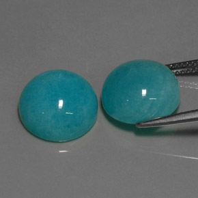 Amazonite Gemstone in 12 mm (calibrated) Size for Sale, Amazonite Stone in Green Blue Color