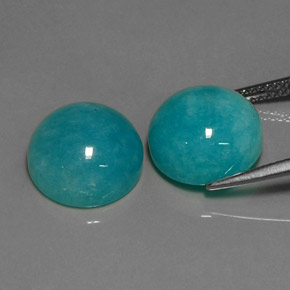 Amazonite Gemstone in 12 mm (calibrated) Size for Sale, Amazonite Stone in Green Blue Color