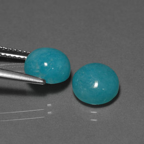 Amazonite Gemstone in 8 mm (calibrated) Size for Sale, Amazonite Stone in Green Blue Color