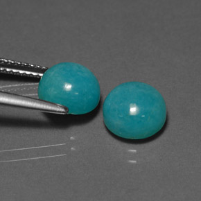 Amazonite Gemstone in 8 mm (calibrated) Size for Sale, Amazonite Stone in Green Blue Color
