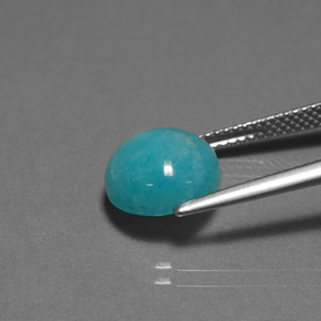 Amazonite Gemstone in 10 mm (calibrated) Size for Sale, Amazonite Stone in Green Blue Color