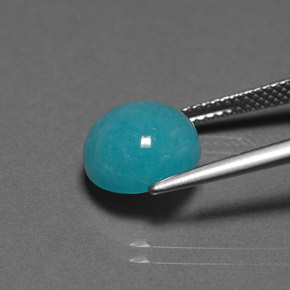 Amazonite Gemstone in 10 mm (calibrated) Size for Sale, Amazonite Stone in Green Blue Color
