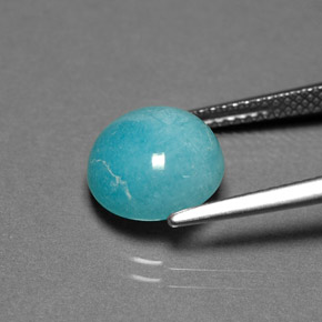 Amazonite Gemstone in 10 mm (calibrated) Size for Sale, Amazonite Stone in Green Blue Color