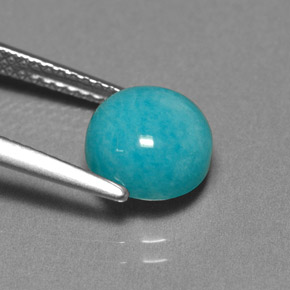 Amazonite Gemstone in 8 mm (calibrated) Size for Sale, Amazonite Stone in Green Blue Color