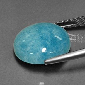 Amazonite Gemstone in 18.1 mm Size for Sale, Amazonite Stone in Green Blue Color
