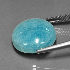 Amazonite Gemstone in 18.2 mm Size for Sale, Amazonite Stone in Green Blue Color