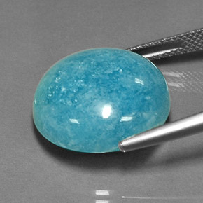 Amazonite Gemstone in 18.2 mm Size for Sale, Amazonite Stone in Green Blue Color