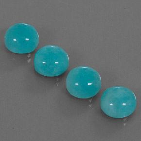Amazonite Gemstone in 10 mm (calibrated) Size for Sale, Amazonite Stone in Green Blue Color