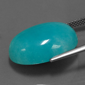Amazonite Gemstone in 20 x 15 mm (calibrated) Size for Sale, Amazonite Stone in Blue-Green Color