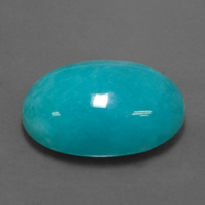 11.47 ct Green Amazonite Stone, Natural Amazonite in Oval Cabochon Shape for Sale