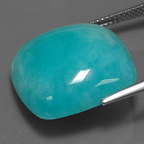 Amazonite Gemstone in 20.1 x 20 mm Size for Sale, Amazonite Stone in Blue-Green Color