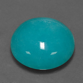 11.18 ct Green Amazonite Stone, Natural Amazonite in Round Cabochon Shape for Sale