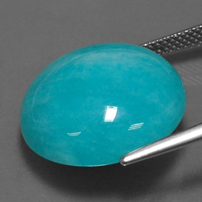 Amazonite Gemstone in 18 mm Size for Sale, Amazonite Stone in Blue-Green Color