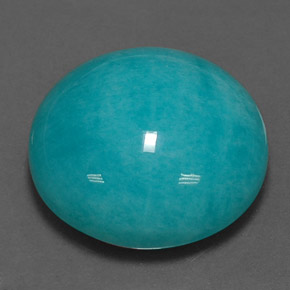 17.74 ct Green Amazonite Stone, Natural Amazonite in Round Cabochon Shape for Sale