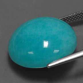 Amazonite Gemstone in 18 mm Size for Sale, Amazonite Stone in Blue-Green Color