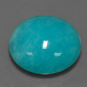 16.27 ct Green Amazonite Stone, Natural Amazonite in Round Cabochon Shape for Sale