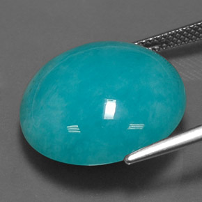 Amazonite Gemstone in 18 mm Size for Sale, Amazonite Stone in Blue-Green Color