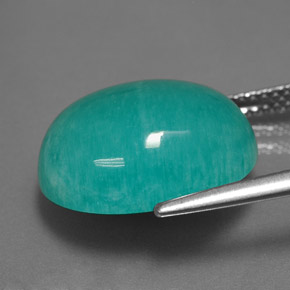 Amazonite Gemstone in 15.9 x 13 mm Size for Sale, Amazonite Stone in Green Blue Color