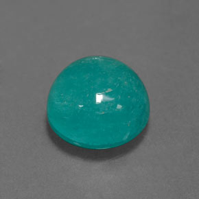 2.93 ct Blue Amazonite Stone, Natural Amazonite in Round Cabochon Shape for Sale